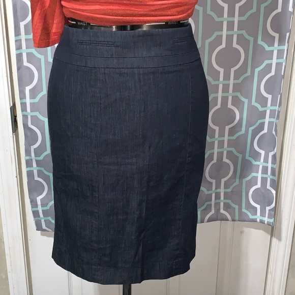 Loft Ann Taylor denim skirt - Picture 7 of 11